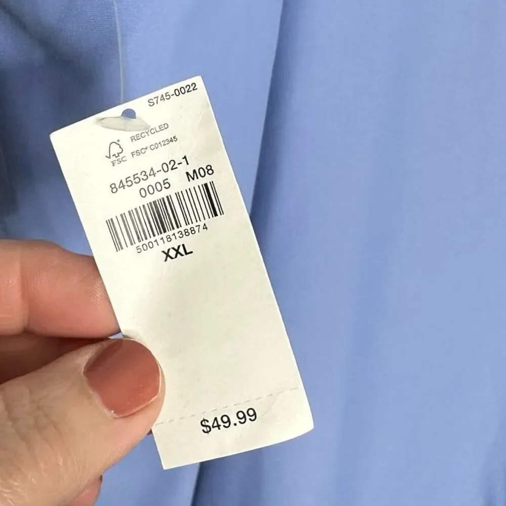 Old Navy Powersoft Cami Athletic Dress Skort Light Blue Size XXL NEW NWT - Picture 9 of 11